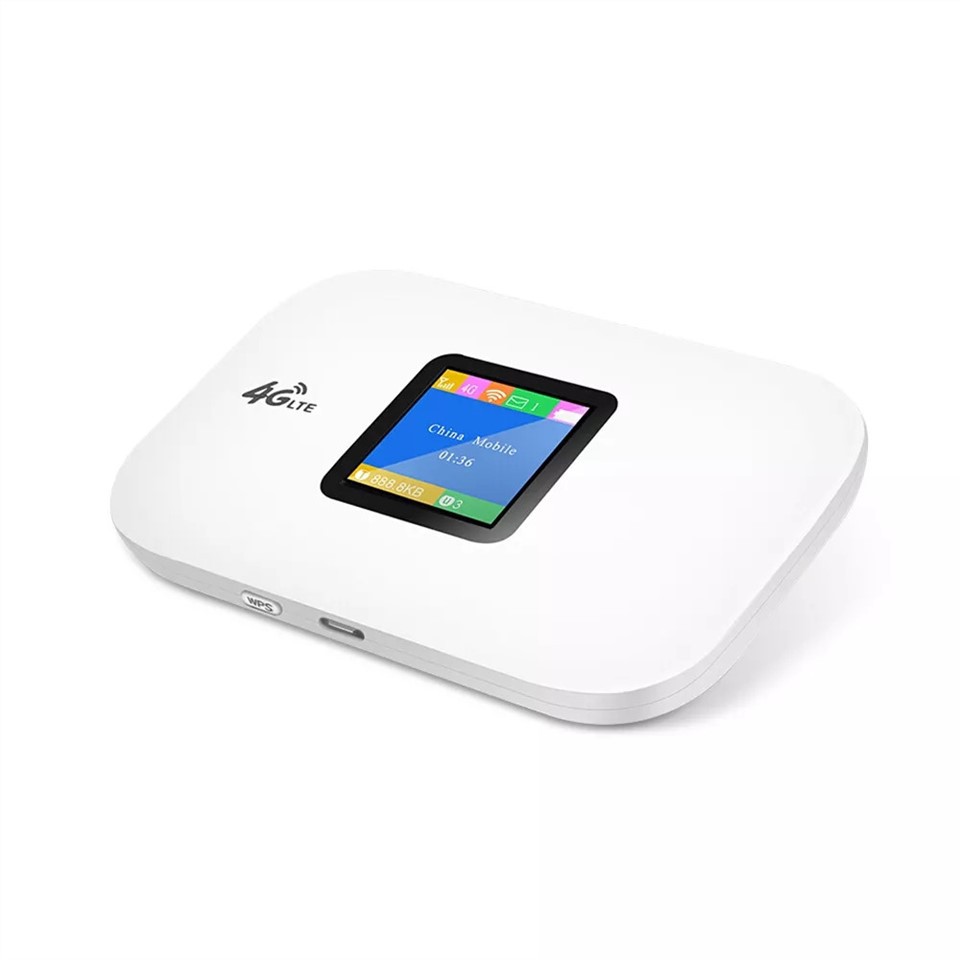 Sgrin LCD 4G LTE Hotspot Cellog Llwybrydd